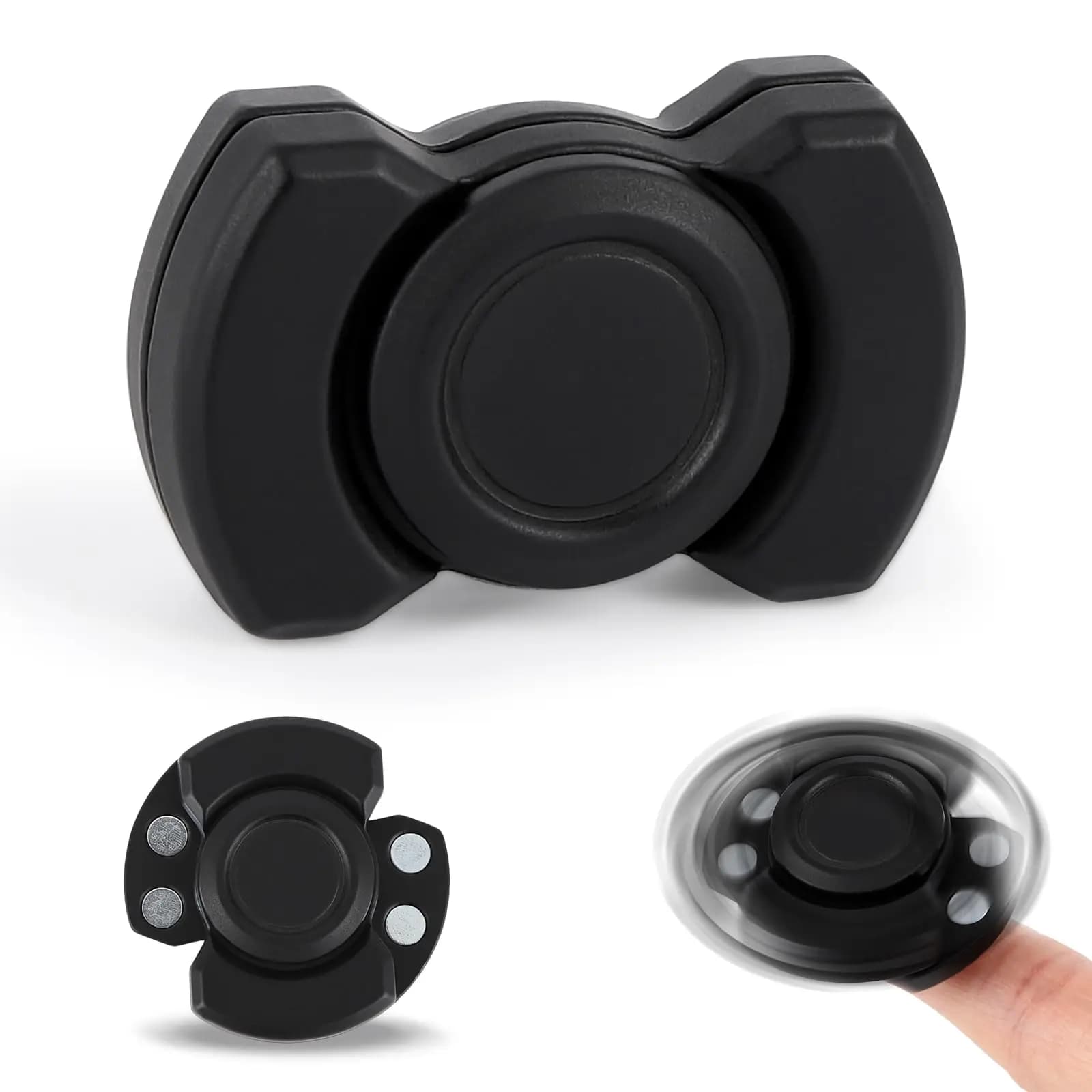 Cursore magnetico Fidget Spinner EDC Gioco multiplo Giocattolo antistress per adulti Spinner a mano per ADHD Ansia Autismo Sollievo dallo stress