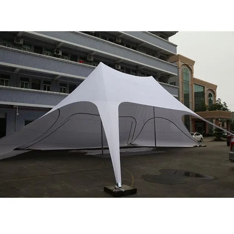 Customized Size Polyester 600D Bipolar Star Tent Mat for Beach Events