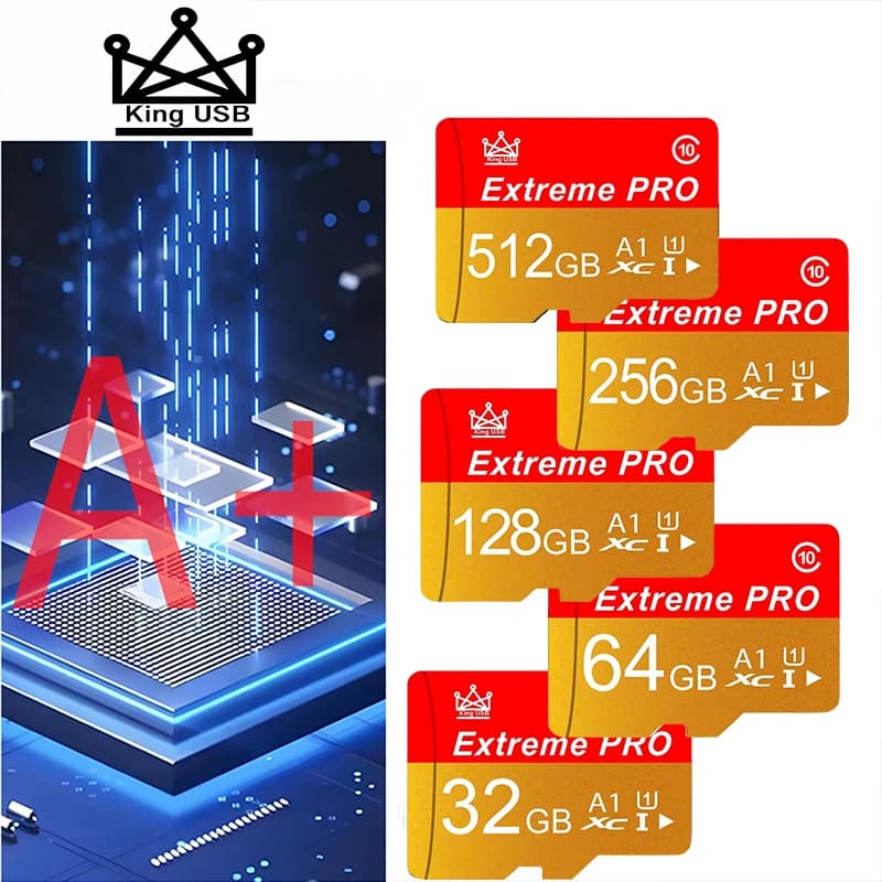 Fast SD Cards 512GB 128GB 32GB Micro TF SD Card TF Cards Memory Card HD Class 10 for E-Reader/Desktop/Gaming Console