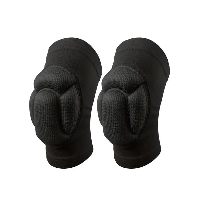 1 paio di ginocchiere protettive protezione addensata protezioni sportive elastiche anti-collisione protezione per ginocchio fitness basket pallavolo