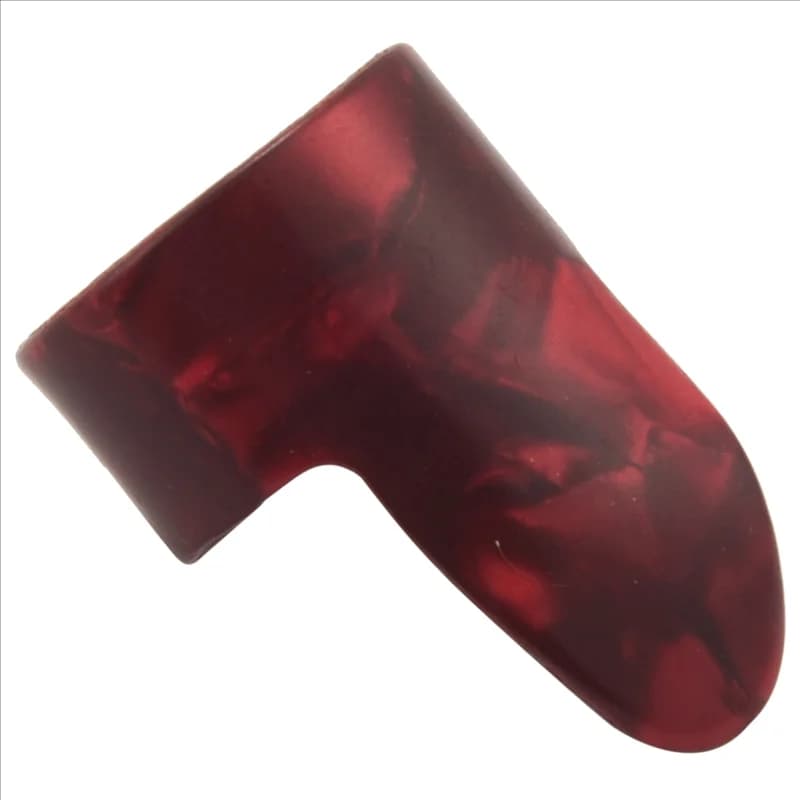 Il kit iniziale per chitarra ABHT include 24 plettri per pollice e dito per chitarra (metallo e celluloide blu), 15 pezzi trasparenti