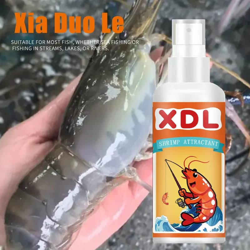 Spray attrattivo per gamberetti da 1 bottiglia, formula concentrata per bioproteine marine, odore di gamberetti ad alta concentrazione, raccoglie rapidamente gamberetti
