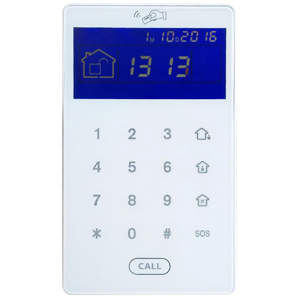 Focus Meian PB-503R tastiera Touch Wireless con retroilluminazione LCD ricarica USB batteria integrata funziona con allarme HA-VGW ST-VGT
