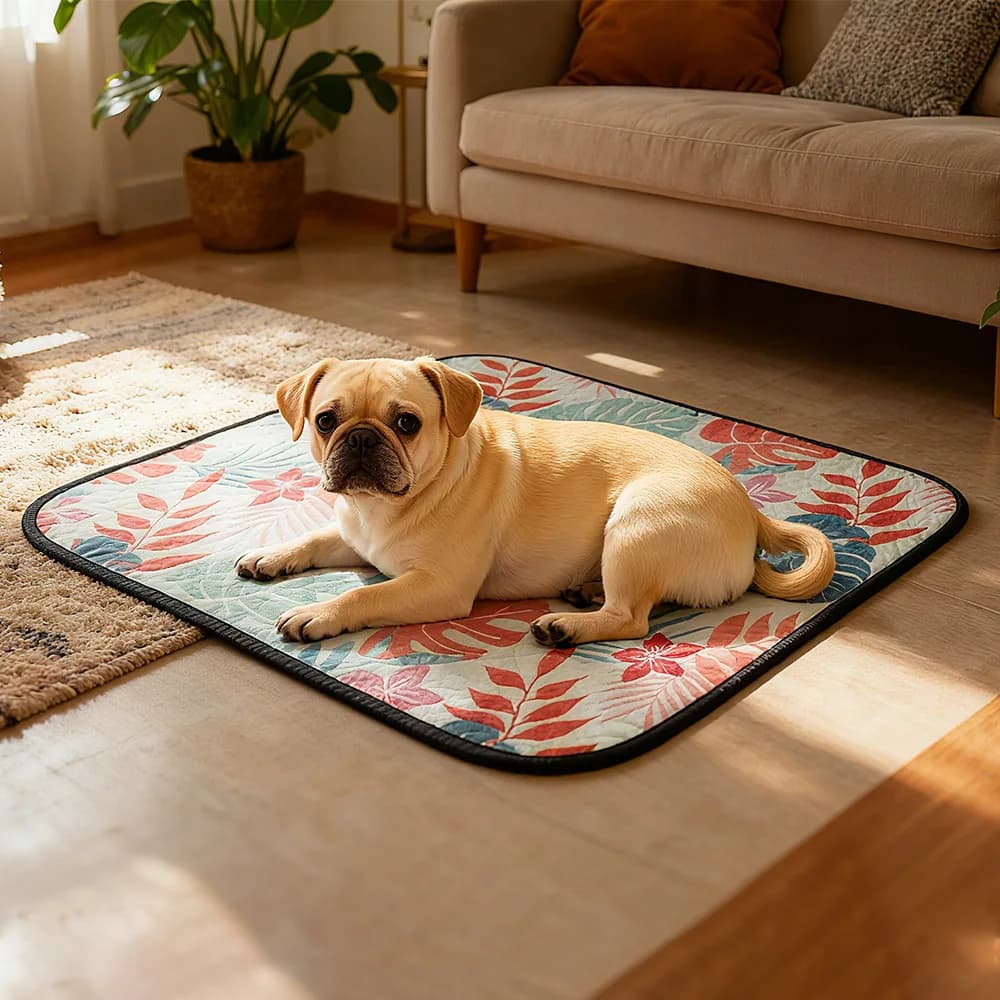 Tappetino Lavabile e Riutilizzabile per Animali Domestici, Impermeabile, Antiscivolo e Assorbente per Cani e Gatti, Ideale per Casa e Viaggi