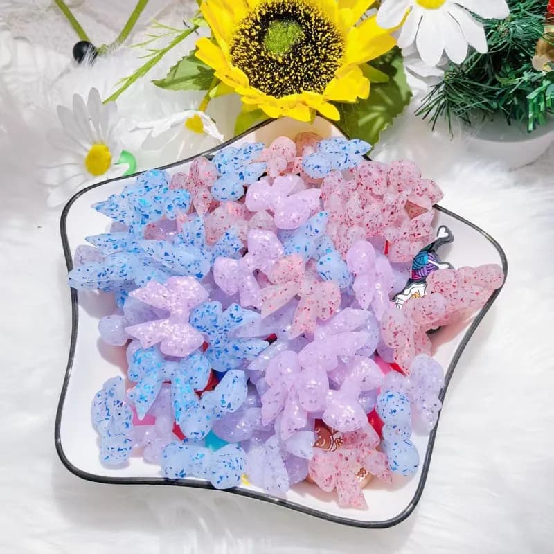 20/50pcs New Silicone Focal Beads BPA Free Baby Teether Beads Chew Cartoon Bead DIY Nipple Chain Jewelry Newborn Toy Accessories