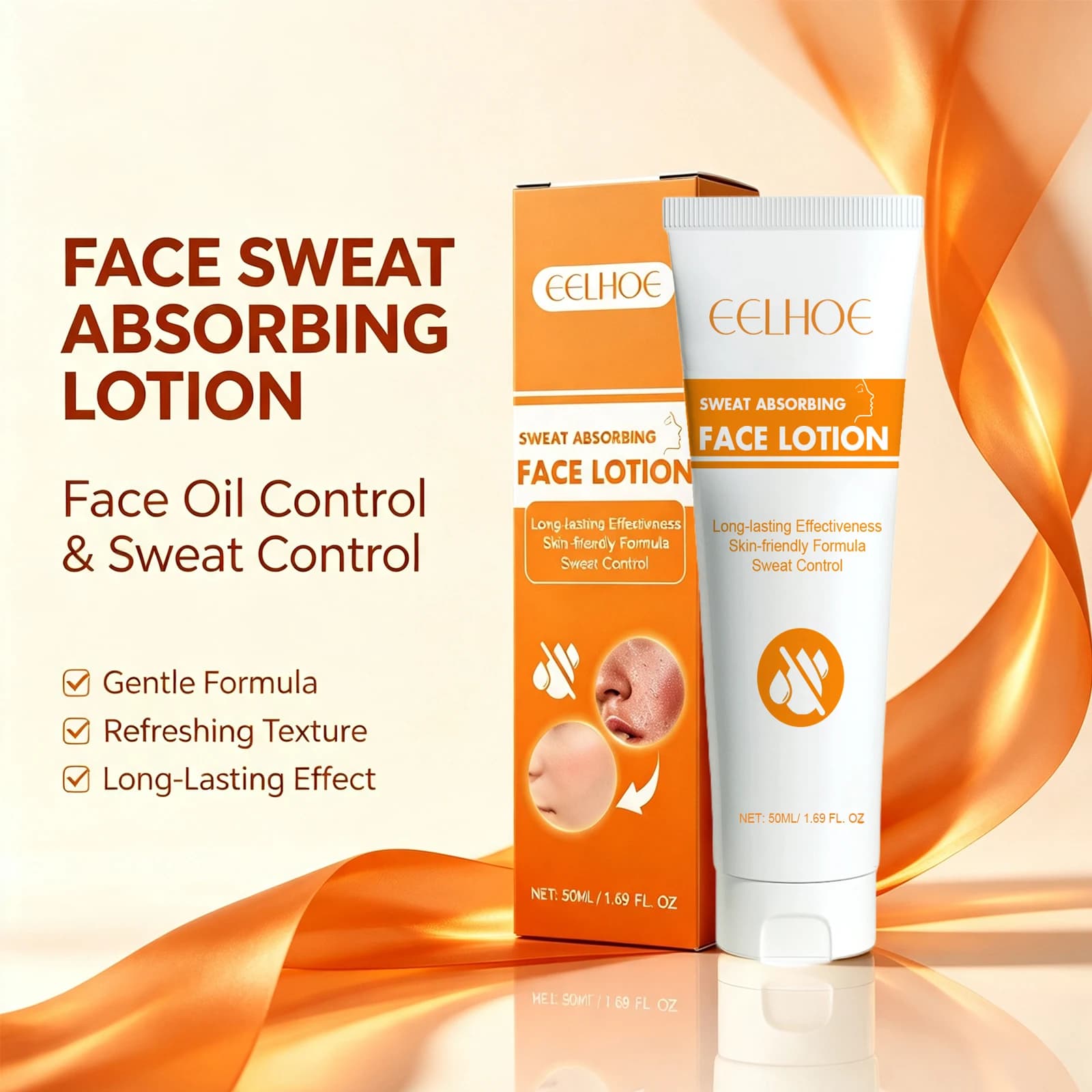 Sweat Absorbing Face Lotion Oil Control Refreshing Prevent Makeup Melting Long Lasting Sweat Control Cream Oily Skin Makeup Base