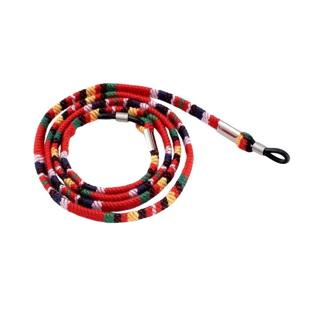 Catenella per Occhiali Bohemien Resistente, Cordino Regolabile Anti-Caduta Antiscivolo per Occhiali, Laccetto Estivo