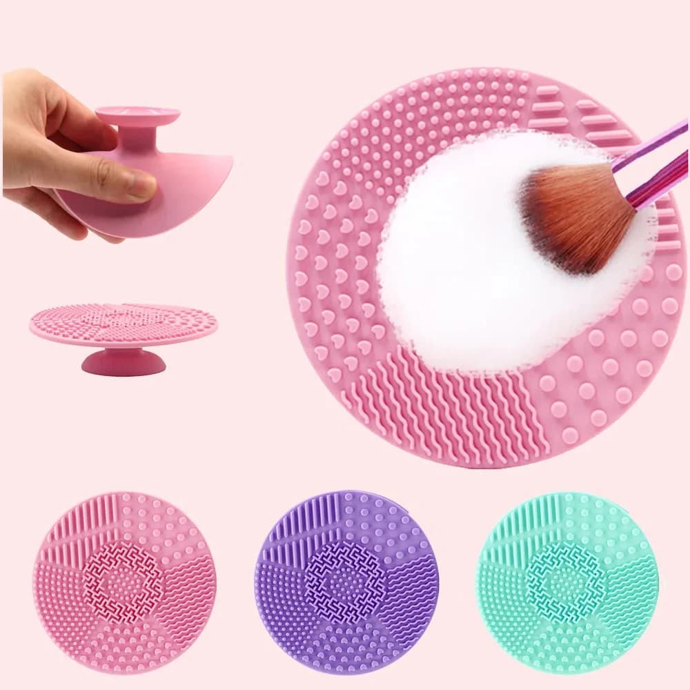 Silicone Brush Detergent Cosmetic Makeup Brush Gel Cleaning Mat Fondotinta Detergent for Makeup Brushes Table for scrubber