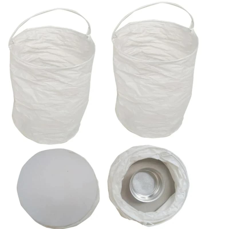 4pcs DIY White Straight Paper Lantern Lights Cylindrical Paper Lantern for Wedding Party Xmas Table Outdoor Hanging Decor