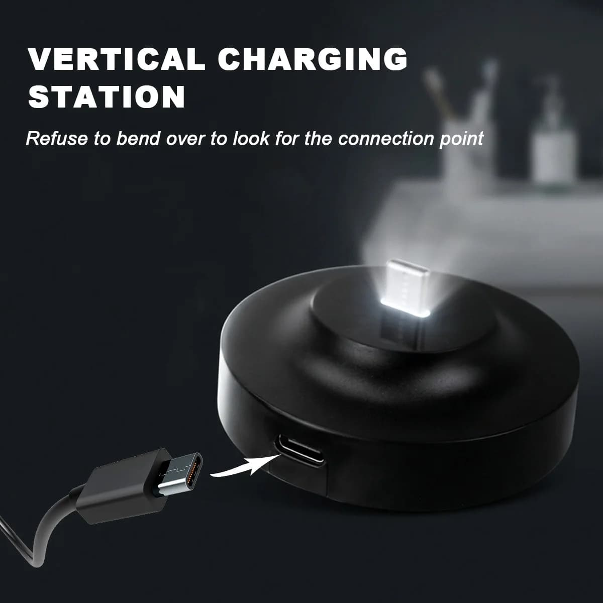 Universal Professional Electric Hair Clipper And Trimmer Type-c Charging Base Apply to T9 KM-999 2299 V-368 996 995 JC10000 ETC.