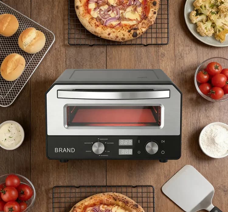 Forno per Pizza da Ristorante con Piano in Pietra