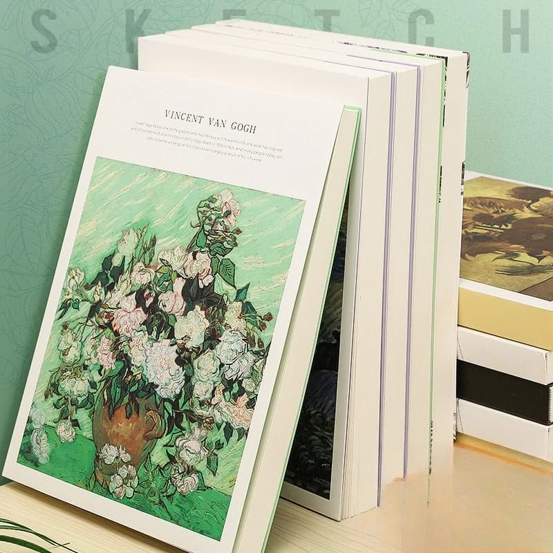 Fashion high value thickened sketchbook creative painting doodle book blank writing book art color pencil watercolor books