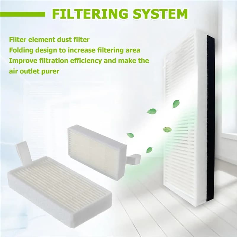 A03F-For Ilife V5 V5S V3S V3S V5S V50 Pro V55 X5 Robot Vacuum Cleaner Filter Spare parts Consumption materials Accessories High efficiency Pa