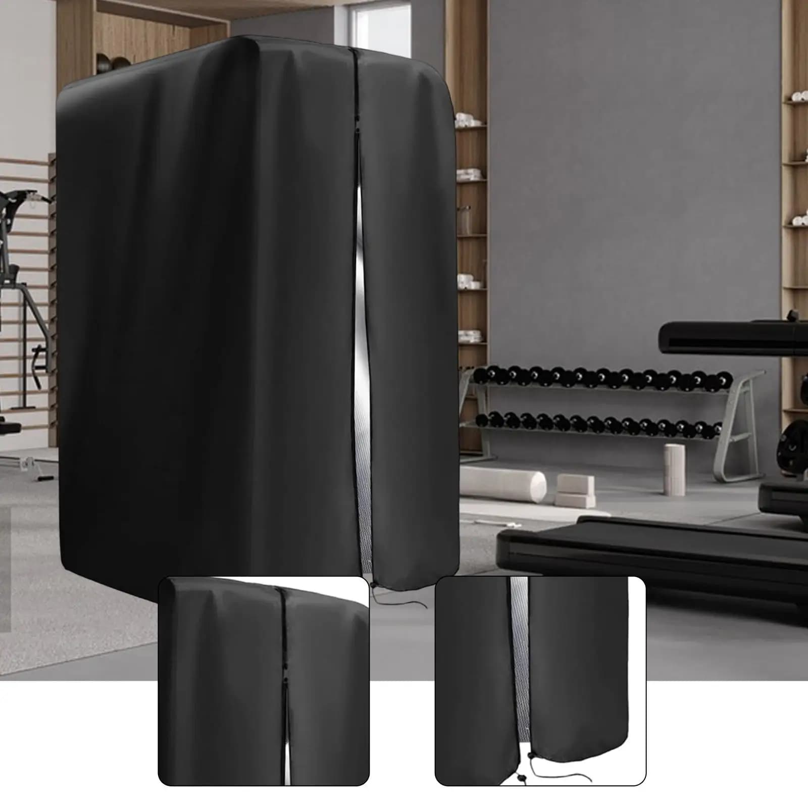Oxford Fabric Lifting Station Cover with Hinge, Dustproof for Home Gym and Fitness Equipment