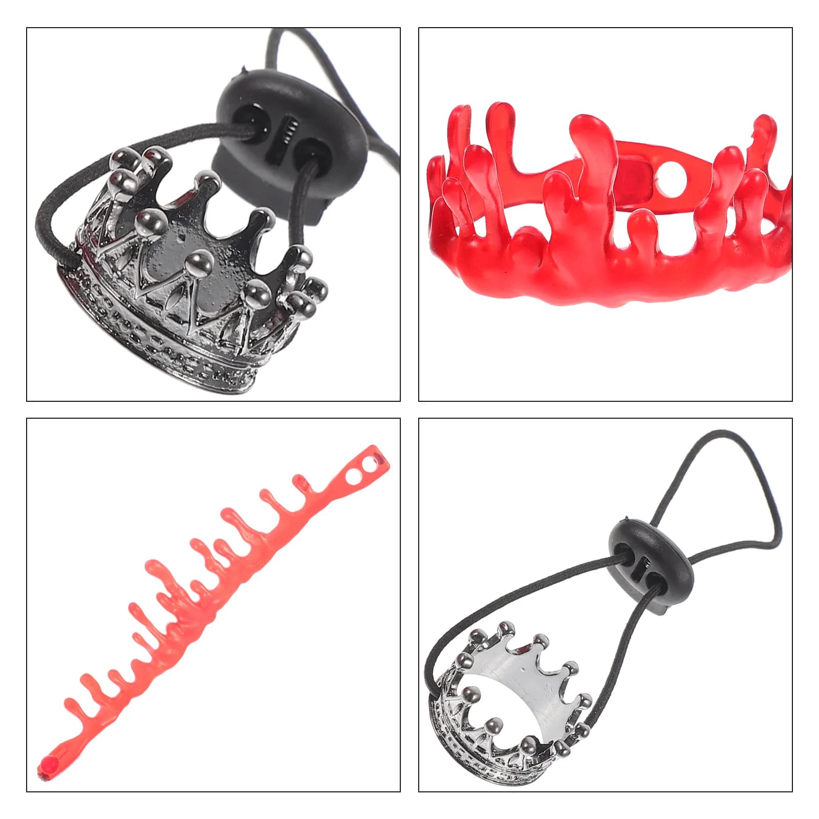 Reptile Accessories Set: Crown, Hat, Necklace, Small Animal Costume, Halloween Decoration, Lizard Hat