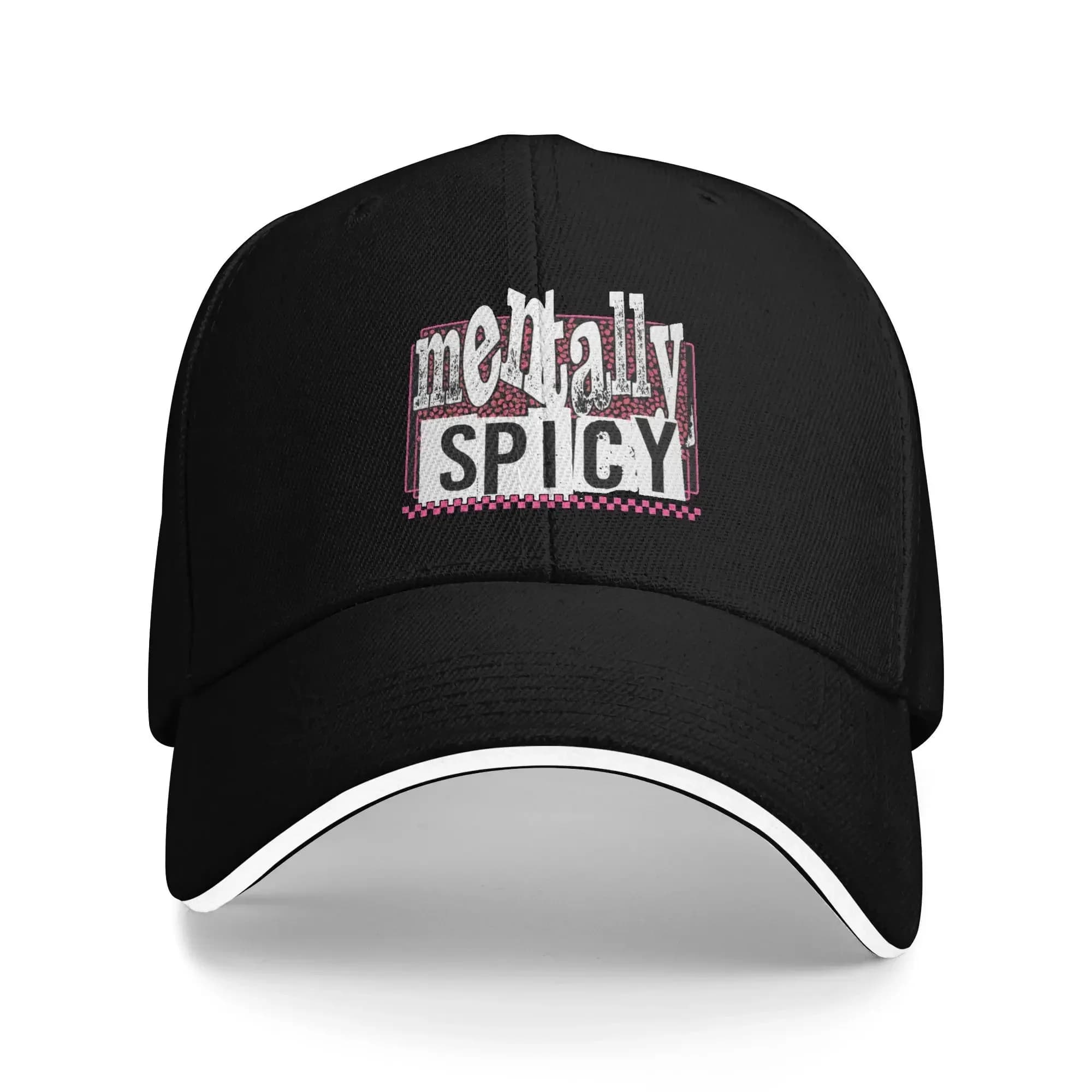 Mentally Spicy Snarky Sun Baseball Cap Summer Classic Trucker Hat For Unisex-Teens Tennis Skate Baseball Caps