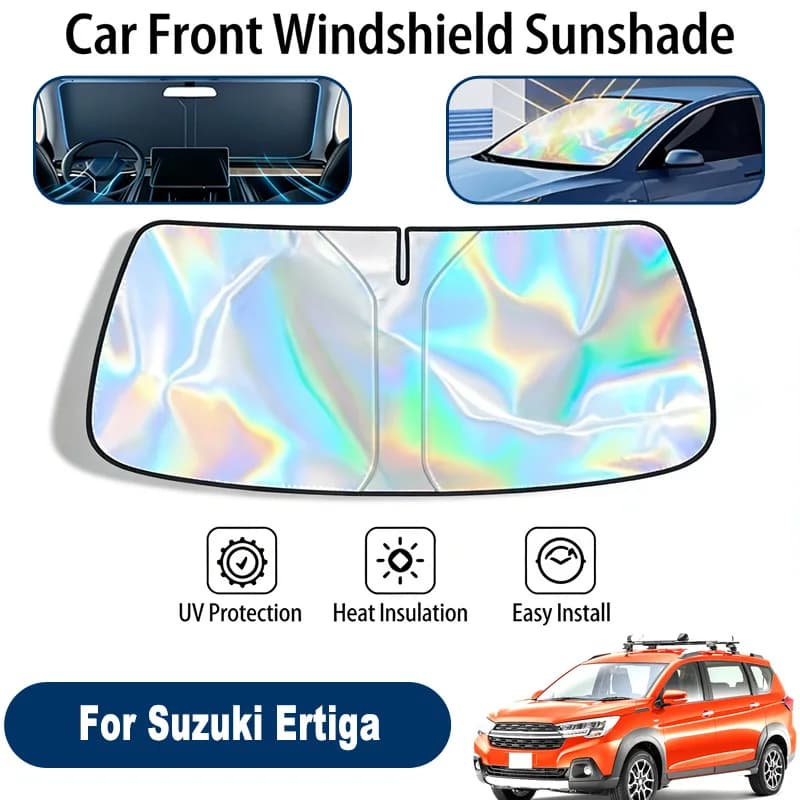 Parasole per parabrezza per Suzuki Ertiga, accessori pieghevoli per la protezione solare del finestrino anteriore, riflettenti ai raggi UV