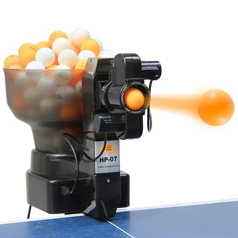 Macchina per palline da ping pong robot da ping pong Regolazione 40 mm Palline da ping pong Macchina automatica per l'allenamento del ping pong per l'allenamento