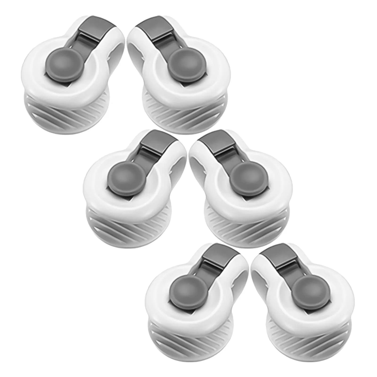 6 fixed clips for gray sheets, for bed linen and bedspread, simple and comfortable to use