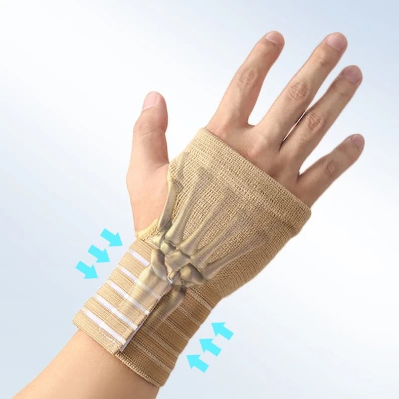1/2 pezzi di nylon regolabile fasciatura elastica supporto tutore da polso protezione compressione mano braccialetto sportivo braccialetto di sicurezza fitness