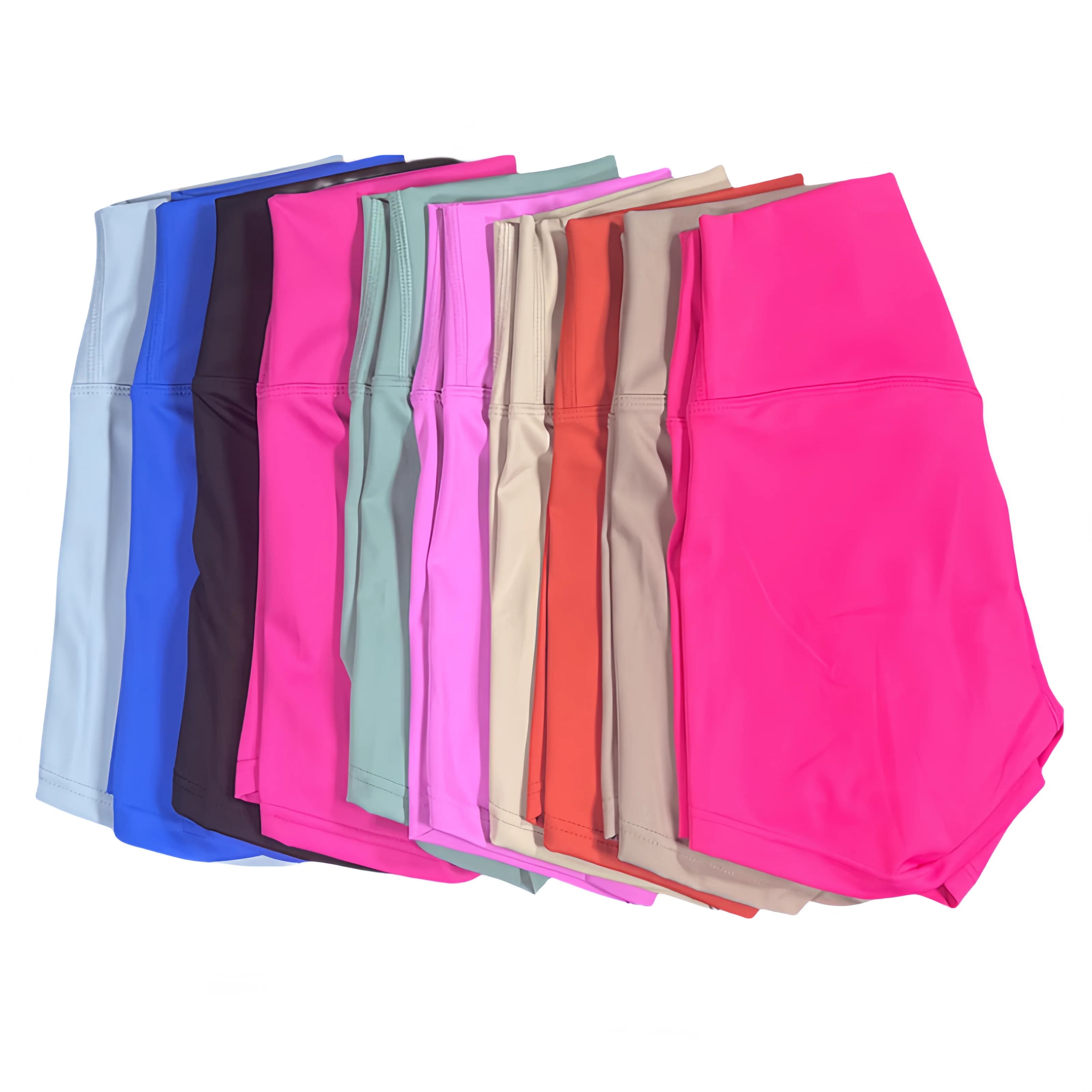 High Waist Sports Shorts, Push-Up Effect, for Yoga, Fitness, Running, Cycling, Rapid Drying