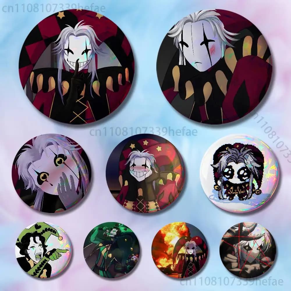 The Freak Circus Game 32mm 58mm 75mm 44mm 25mm Anime Badges Brooches DIY Pins Decorations Birthday Valentine Gifts