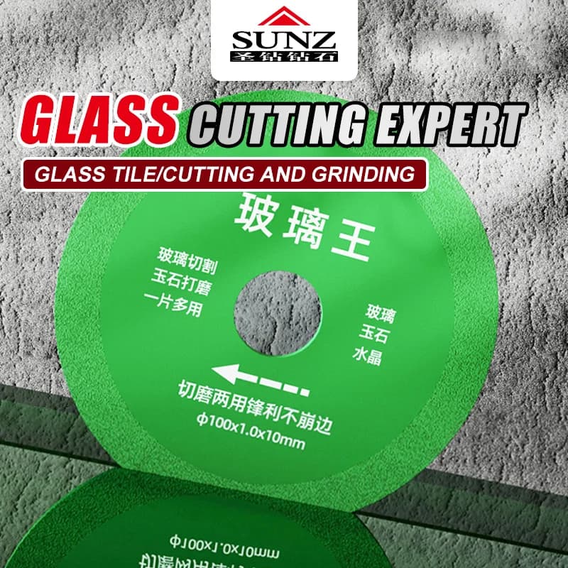 Disco da taglio per vetro lama per sega diamantata piastrelle di ceramica bottiglie di vino in cristallo di giada disco abrasivo lama per lucidatura disco da taglio per vetro