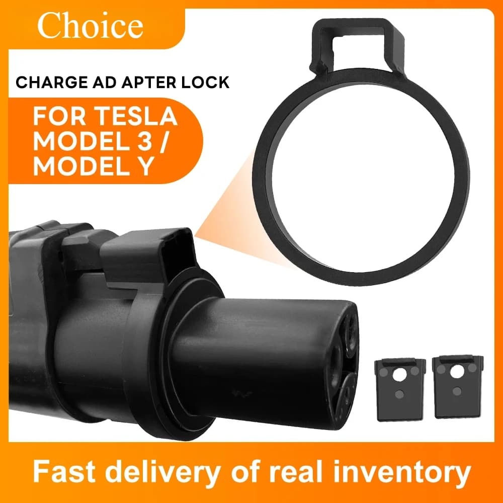 EV charging adapter Refill lock Safety protection for type 1 J1772 to Tesla model X Y 3 2021 2022 2023 Tesla Car accessories