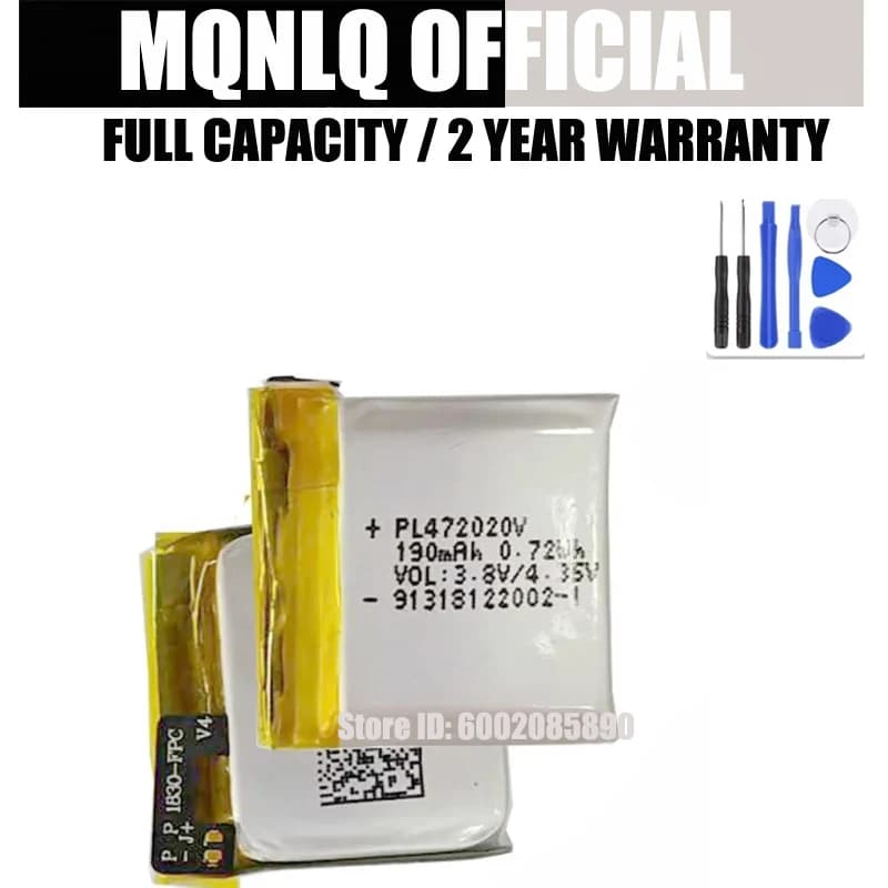 PL472020V Nuovo per Amazfit BIP S A1805 Smart Watch batteria 190mAh Migliore batteria sostitutiva