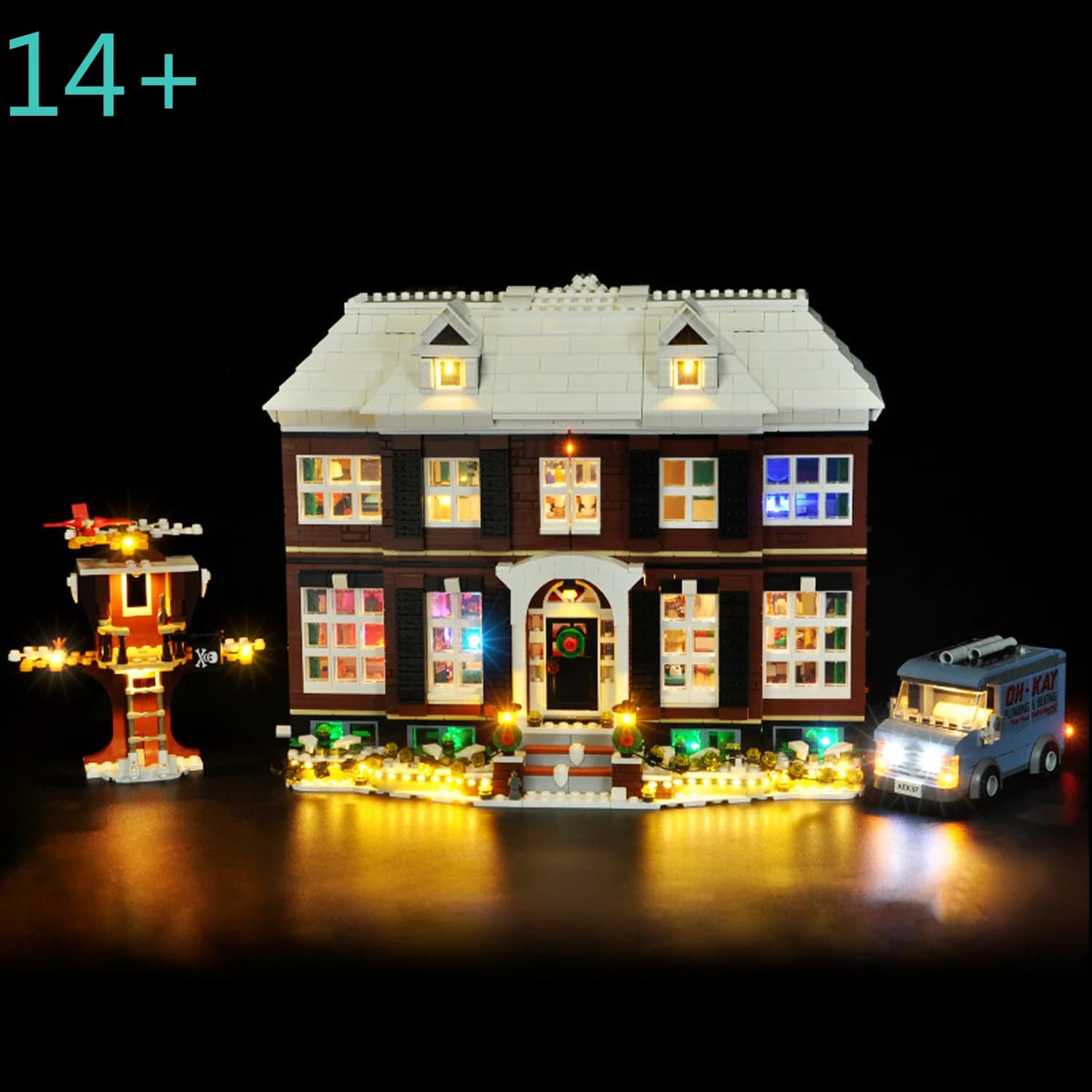 Kit di illuminazione a LED Moc Shop compatibile con il modello di casa in mattoncini 21330 (NON include i mattoncini del modello)