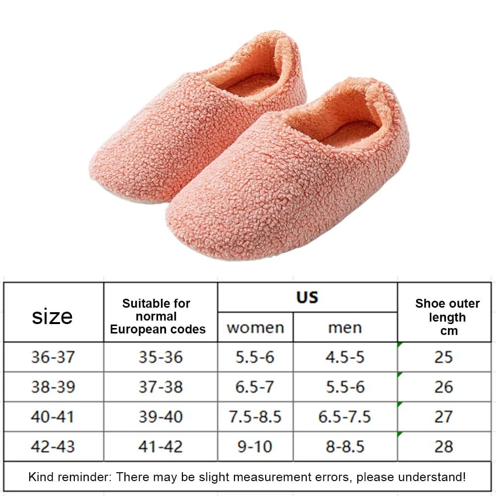 Pantofole da donna in peluche Scarpe da casa per camera da letto Pantofole da interno in pile riccio con schienale chiuso Pantofole mocassini slip on Regalo per l'autunno inverno