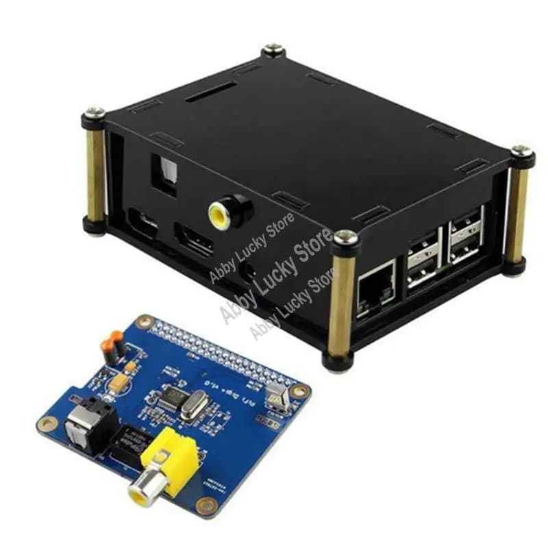 Digital sound card HIFI Digi + digital audio card blue I2S SPDIF optical fiber RCA for Raspberry Pi 3/2 B+-A79U