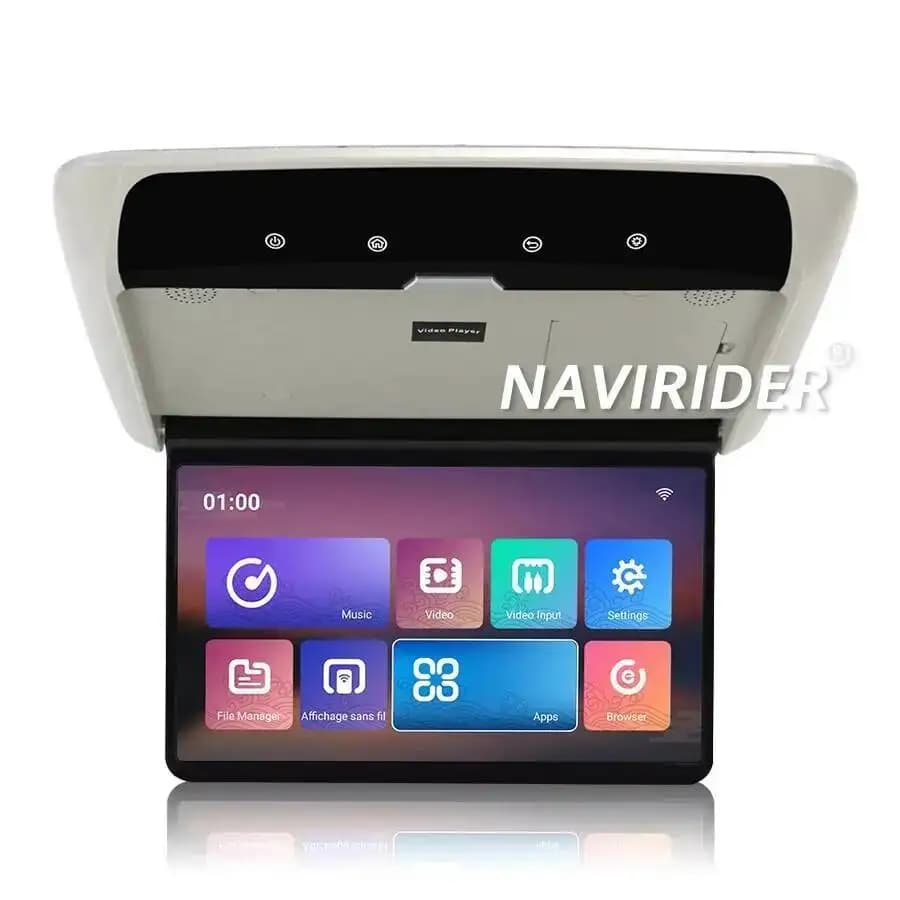 Monitor da soffitto per tetto Android 13 da 11,6/12,2 pollici per auto universale per Mercedes Vito W447 WIFI USB HDMI Media Video Player 2GB 32GB