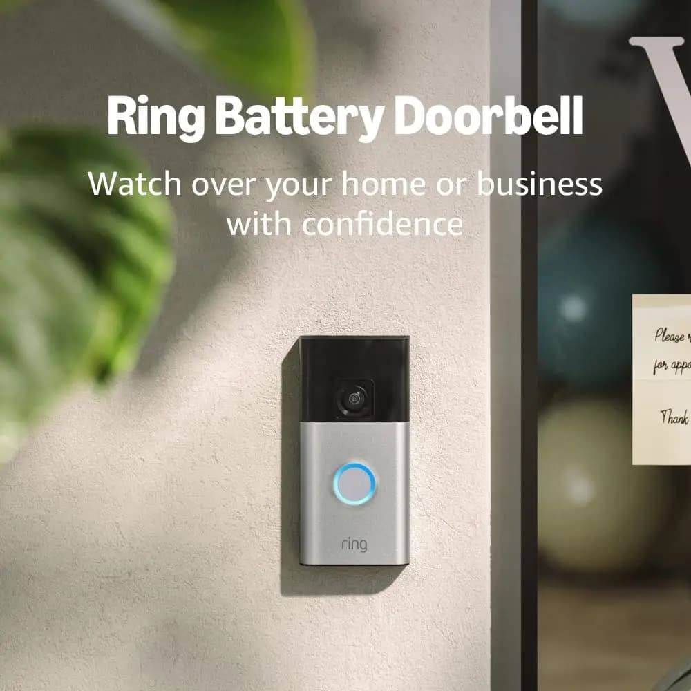 Nuovissimo Videocitofono con Visione da Capo a Piedi, Comunicazione Bidirezionale, Avvisi di Movimento per la Sicurezza Domestica in Nickel Satinato