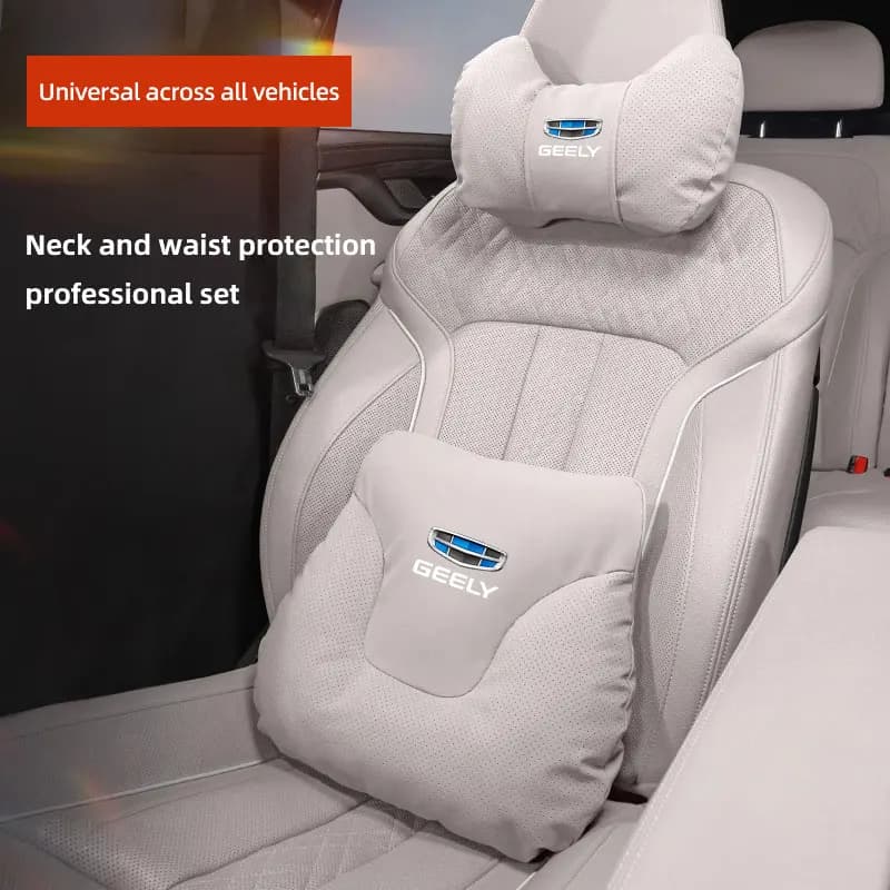 Seggiolino auto poggiatesta supporto lombare cuscino protettivo cuscino in vita per Geely Atlas Coolray Emgrand X7 GT Tugella Preface Jingang