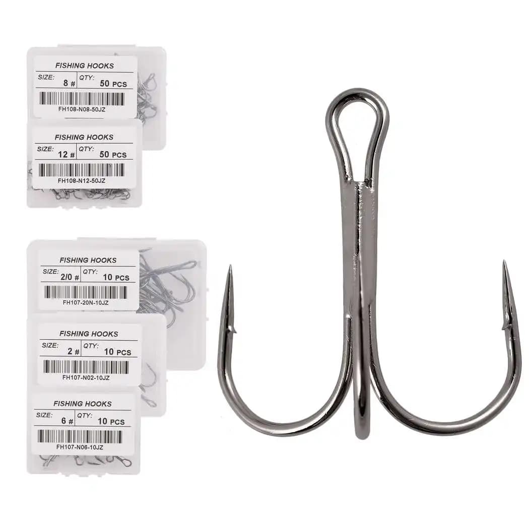 10 pcs/box 14 # - 3/0 # i love high carbon steel fishing hooks reversed ami fishing gear curve sharp for bass