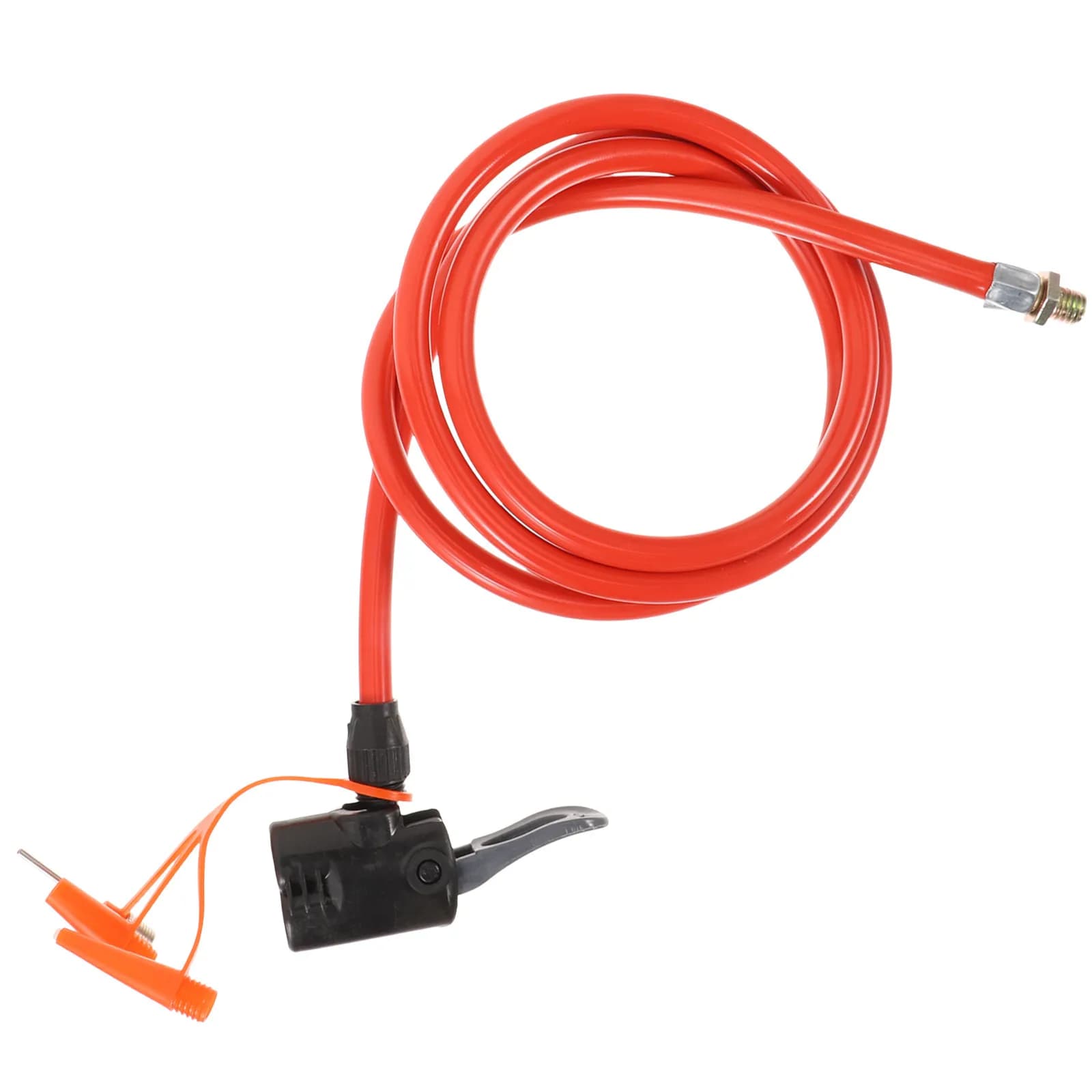 Reusable Bicycle Inflator Hose Anti-Freeze Performance Metal Head Tpu Build for Year-Round Tire Inflation Compatible with All