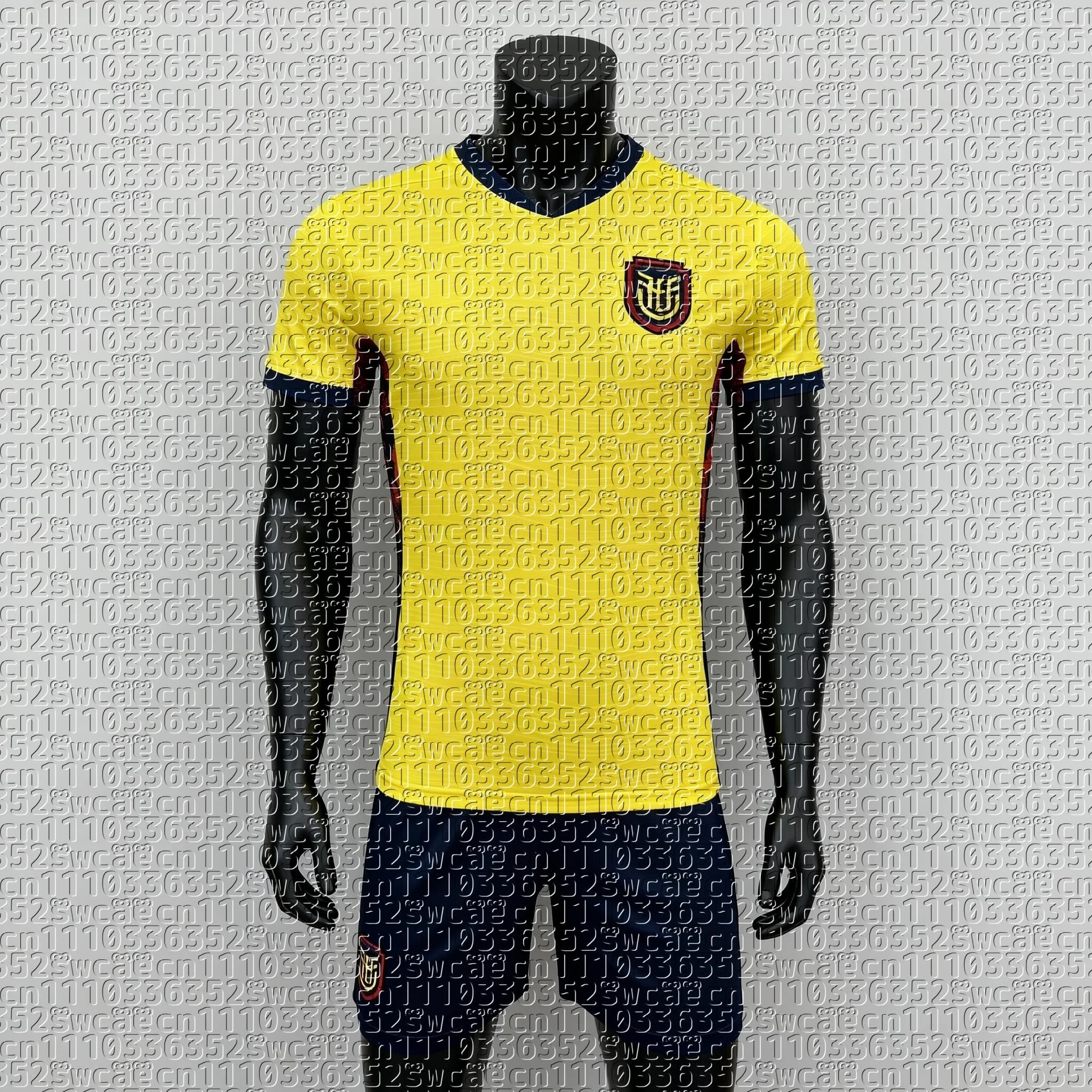 Nuovo Set Maglietta Uomo 2026 - Divisa Calcio Ecuador - Completo Estivo Allenamento Sportivo Adulti (Maglia e Pantaloncini)