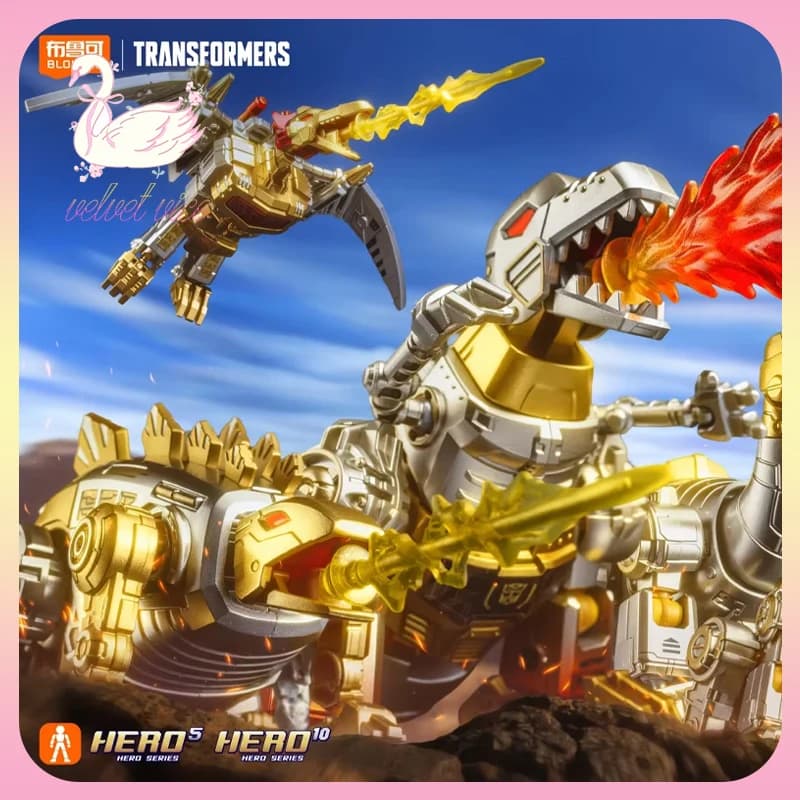Originale Blokees Transformers 2026 X Versione Annuale Serie Cieca Scatola Dinosauri Deserted Anime Collezione Periferica Toy Boy Regalo