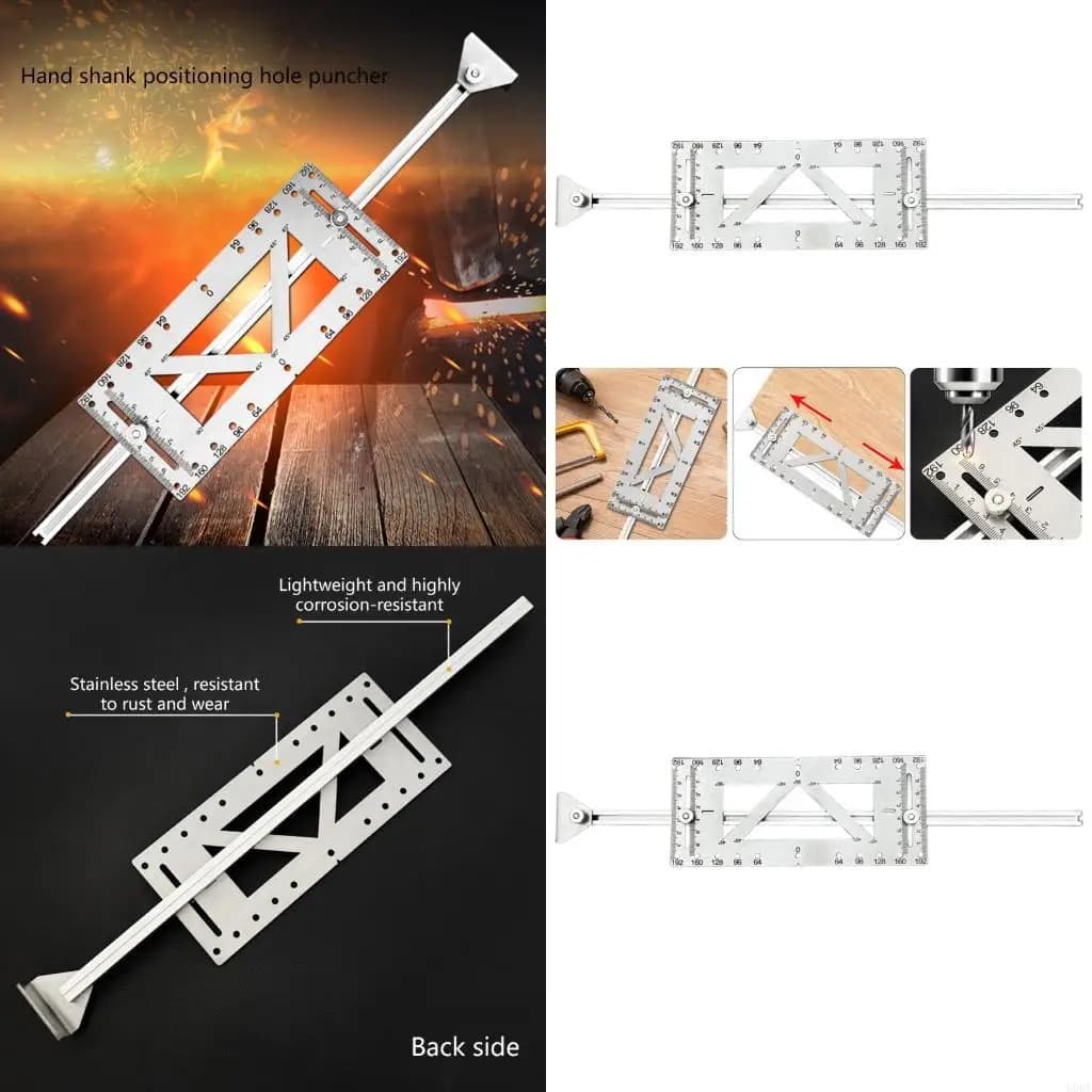 Hole Positioning Tool Cabinet Handle Template For Cabinet Door Handle Drawer
