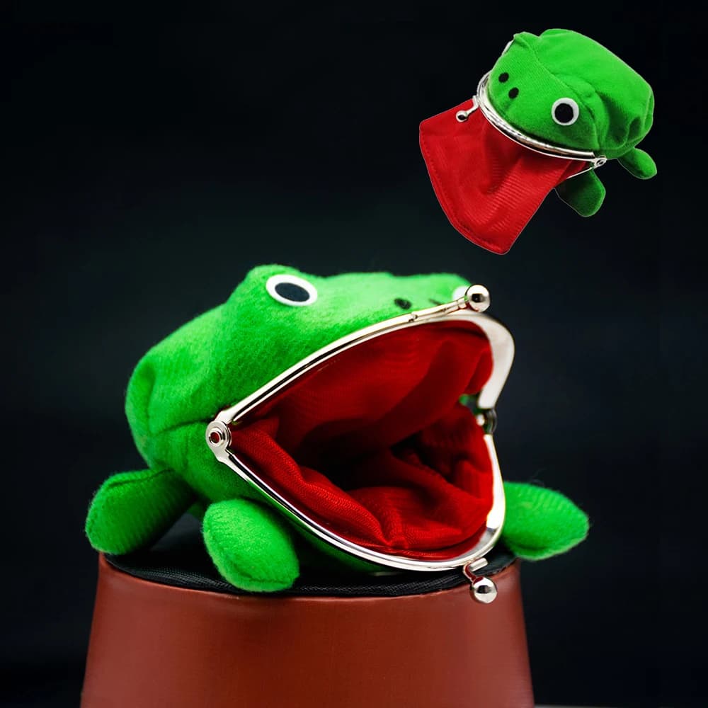 Portamonete Anime Giapponese a Forma di Rana, Borsellino Cosplay Ninja, Piccola Borsa Portaoggetti