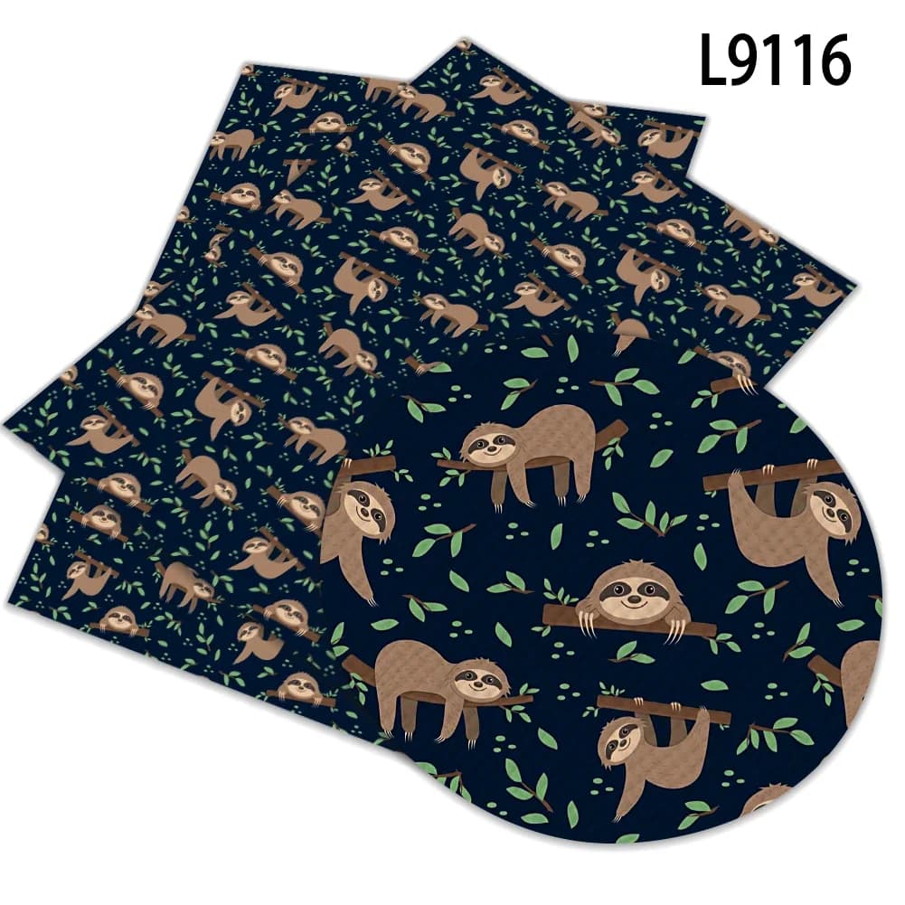 Clazy divertente animale dipinto croce modello in pelle sintetica A4 22*30CM decorazione borsa da cucito