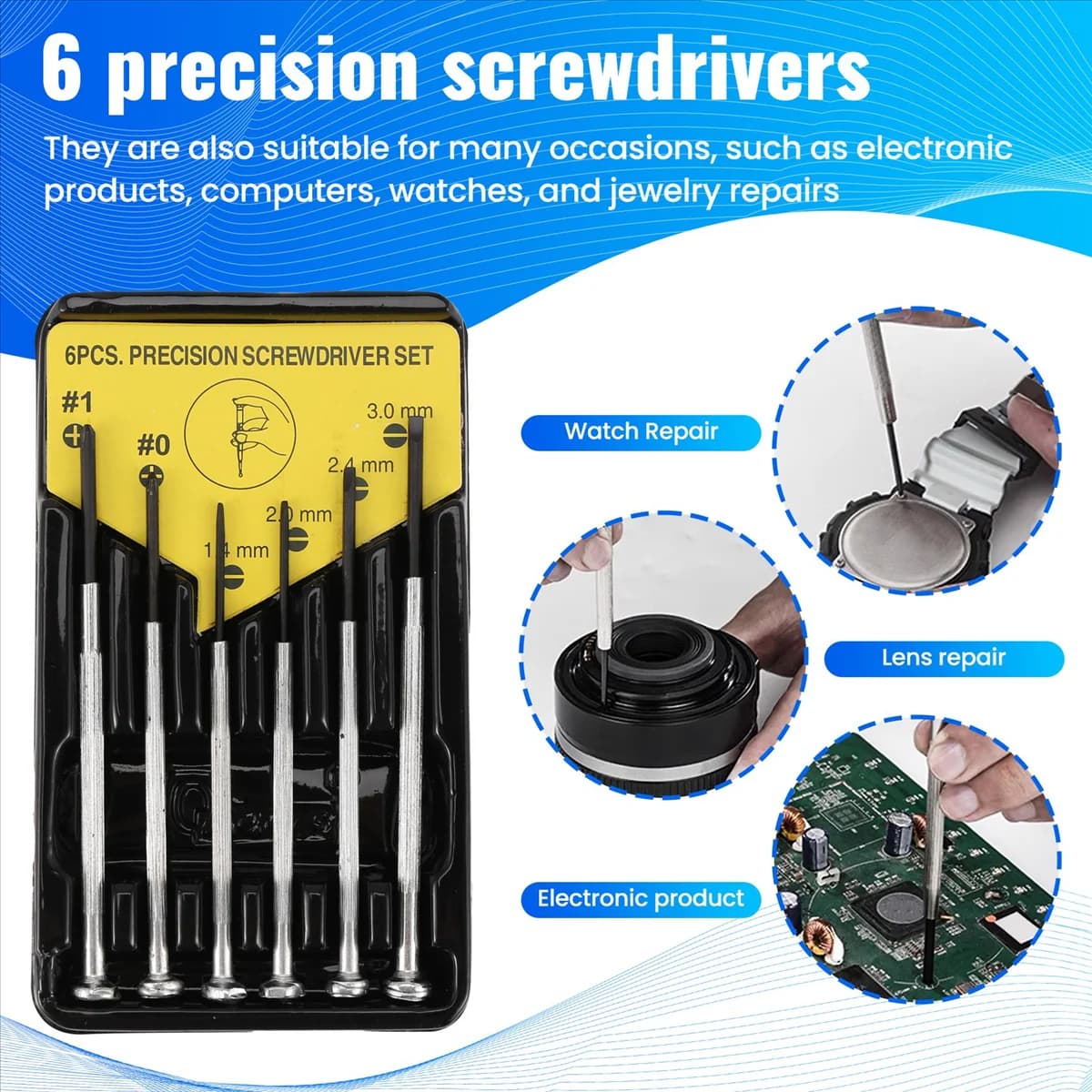 L67A Pro Eyeglass and Sunglasses Repair Kit,Glasses Screws Kit and Nose Pads with 6 Pcs Screwdrivers and 3 Pcs Tools for Glasses
