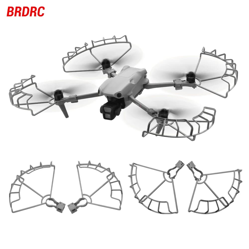 Protezione Elica per DJI Air 3S, Accessori Drone, Copertura Protettiva per Eliche e Pale, Anelli di Protezione per Air 3