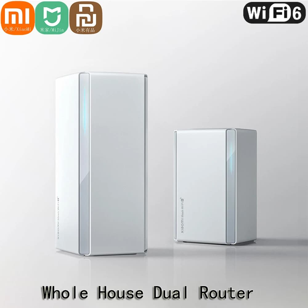 Xiaomi Redmi Tutta la Casa Dual WIFI6 Qualcomm CPU Bluetooth MESH 160MHZ NFC WPA3 Vpn Uso Mesh Ripetitore Segnale Esterno Mi Router