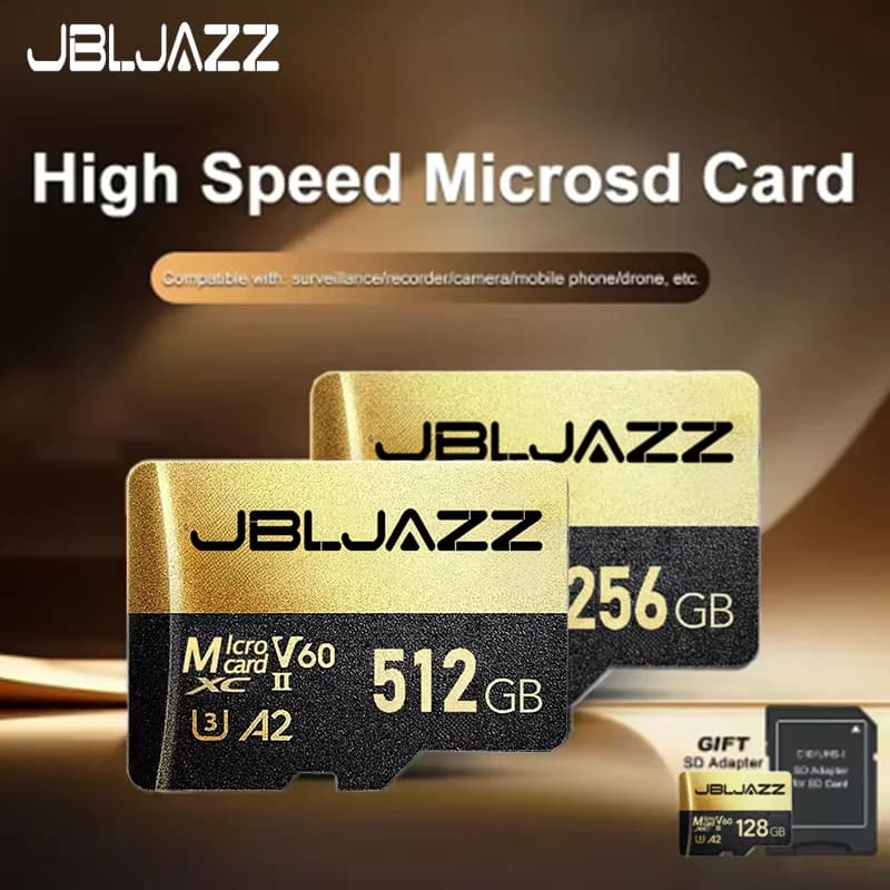 Micro SD Card Mini Memory Class 10 High Speed 1TB Ultra-HD Video A2 TF Flash Card MicroSD for Xiaomi Camera Phone Drone