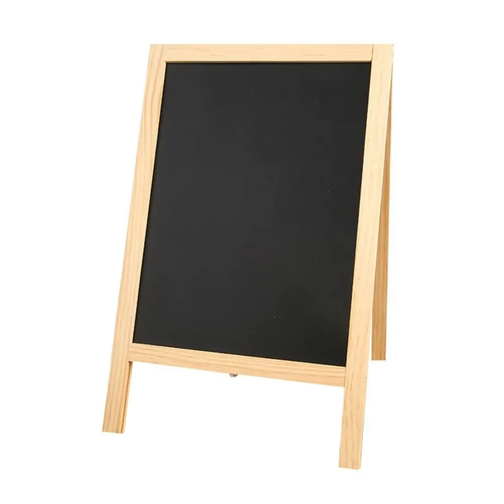 Nuova Lavagna a Doppia Faccia 30*19cm con Cornice in Legno, Lavagnetta Autoportante, Mini Lavagna per Attività, Segnaposto per Matrimoni