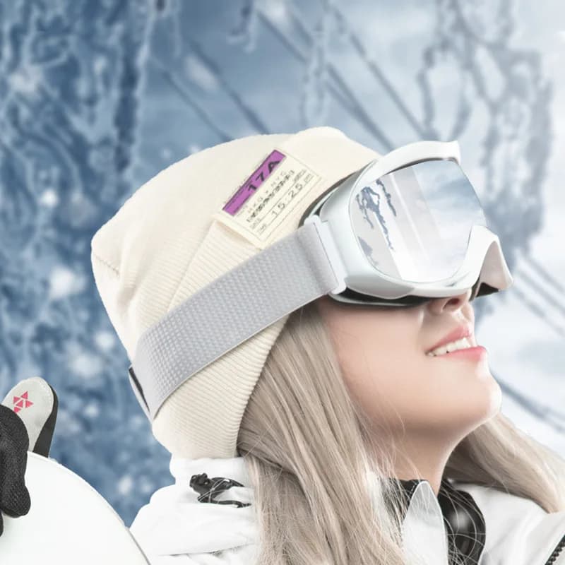 Occhiali da sci antiappannamento per adulti per sport invernali all'aria aperta Uomo Donna Antivento UV400 Occhiali da sci Occhiali da snowboard per protezione degli occhi