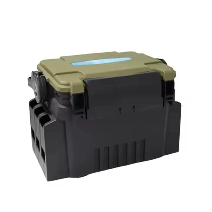 Durable fishing baits fishing box with lock Multifunctional object compartment for fishing gear