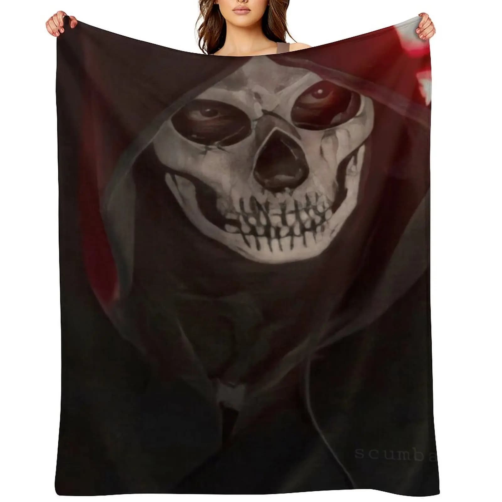 Azrael Ghost Throw Blanket Luxury St Designers Comforter Sleeping Bag Blankets